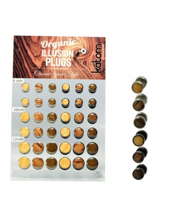 Exhibitor Fake plugs steel an wood - IP1784