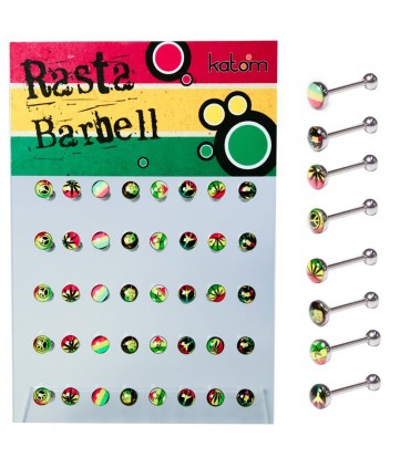 Expositor Piercing de Lengua Rasta - BRBRasta
