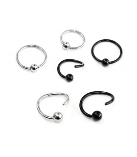 Display Flexible rings steel with ball - BEL108 Display Flexible rings steel with ball - BEL108