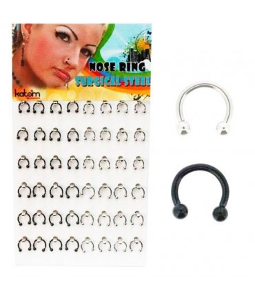 Aros 2 bolas BCR-O,80 mm -BEL104