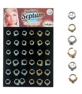 Expositor septum estilo indio - SEPBT