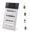 Exhibitor earring with owls design - OCH