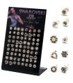 Exposant boucle d'oreille avec swarovskis swarovskis - MIXSWA