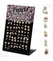 Earrings with pearls exhibitor - MIXPEARL