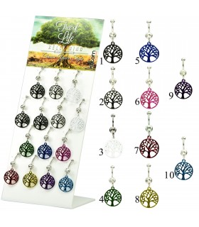 Expositor piercing ombligo arbol vida - BRTL