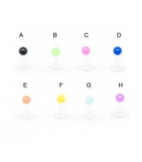 exhibitor  lip piercing  silicone ball - MDN7100
