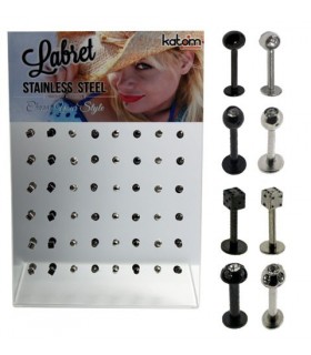 Labret display with many models-MDN7023
