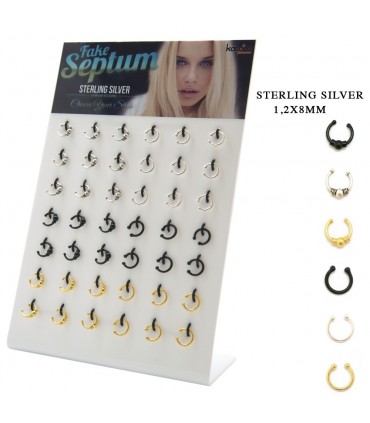 Expositor falso  septum plata -FSB1