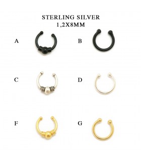 Expositor falso  septum plata -FSB1