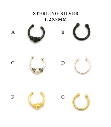 Expositor falso  septum plata -FSB1