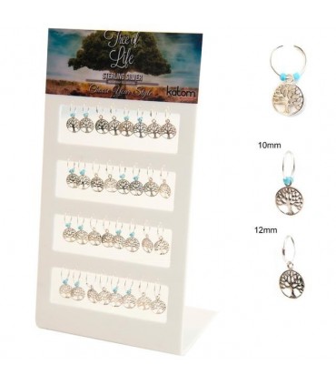 Présentoir boucles d'oreille arbre de vie - TOLHS1
