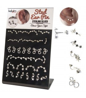 Expositor de Ear Pin plata - EC6
