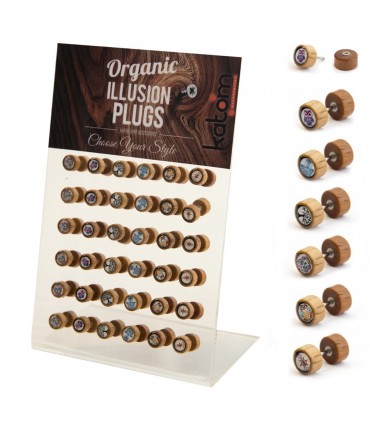 Expositor de Falsas Dilataciones madera con dibujo - IP1534