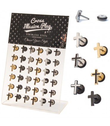 Falsa dilatación acero forma cruz-IPCROSS