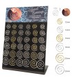 Sterling silver Spiral display -SPSS