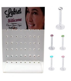 Expositor piercing labio bioplast -BEL123