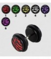 Illusion plugs Zebra colors - IP1112D