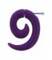 Spirale de formes de faux expansion - IP1038-lilas