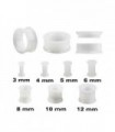 Ear plug Internal thread - acrylic - EP2010 WHITE