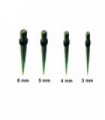 Expanders Rasta colors  3 - 6mm EPT2706-1