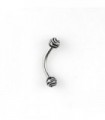 Piercing acero colores Zebra - MIX40DCEJA