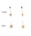 Piercing nose ball gold and glass - DNS107