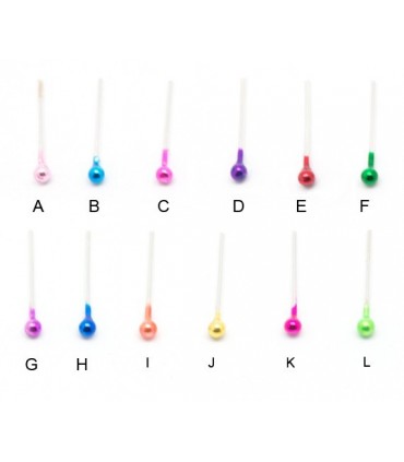 Piercing nose ball Durado and crystal DNS107