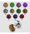 Illusion plugs steel Zebra Leopard - IP1111D