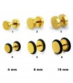 Illusion plugs - Color Gold - IP1525D