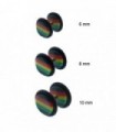 Rasta acrylic fake plug-IP1046D