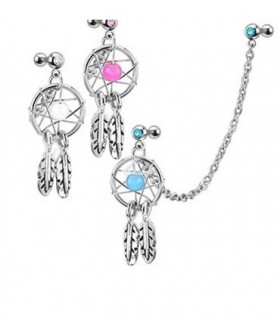 Piercing cartilage dream catcher - CDC10D