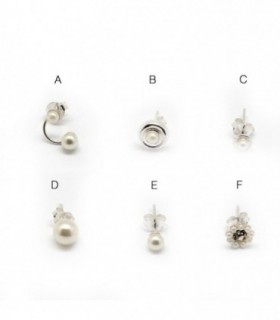 Boucles d'oreille avec perles - MIXPEARLD