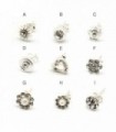 Boucle d'oreille avec swarovskis swarovskis - MIXSWAD