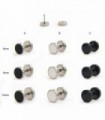 Faux piercing plug en acier - IP1086STEEL