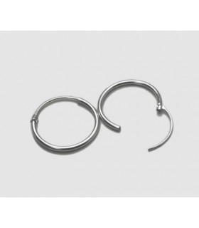 Anneaux de Bali en argent sculpté Aro27D 