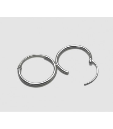 Aros plata Bali labrado Aro27D 