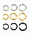 Aros acero anchos con click grosor 2,50mm - ARO35D