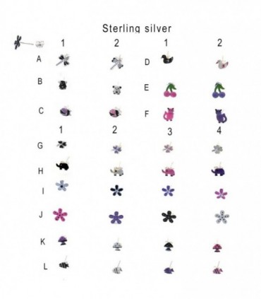 Pendiente plata infantil - KID12D