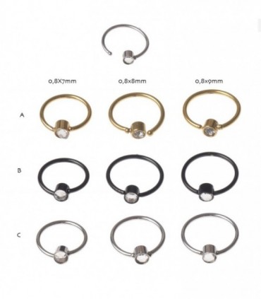 Aro flexible nariz 0,8 mm - ARN116D