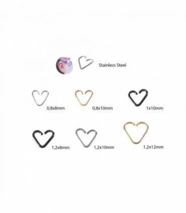 Tragus/Helix corazón - TRAHEARTD