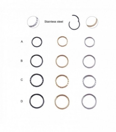 Aro de acero bisagra trenzado - BP10D