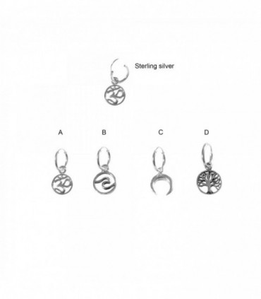 Aro de plata étnico - ARO19D