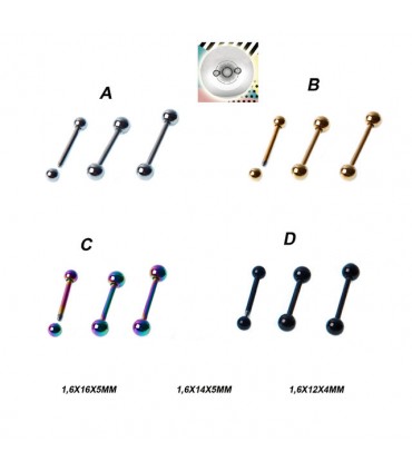 Piercing para pezón básico - NPBASICD