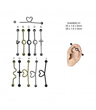 Symbols industrial Barbell - IND1006D