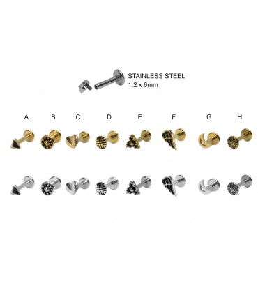 Tragus/Helix etnico- HEL-CAR25D