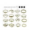 Gold Platted Silver Rings - AN8GOLDD
