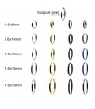 Steel hoops 4 colors - ARO416D