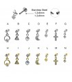 Helix/Tragus, Cartílago con colgante - HEL-CAR30D