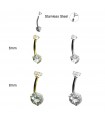 Belly ring crystal - BEL98D