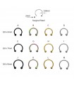 Hoops steel 8mm - BEL104MIXD